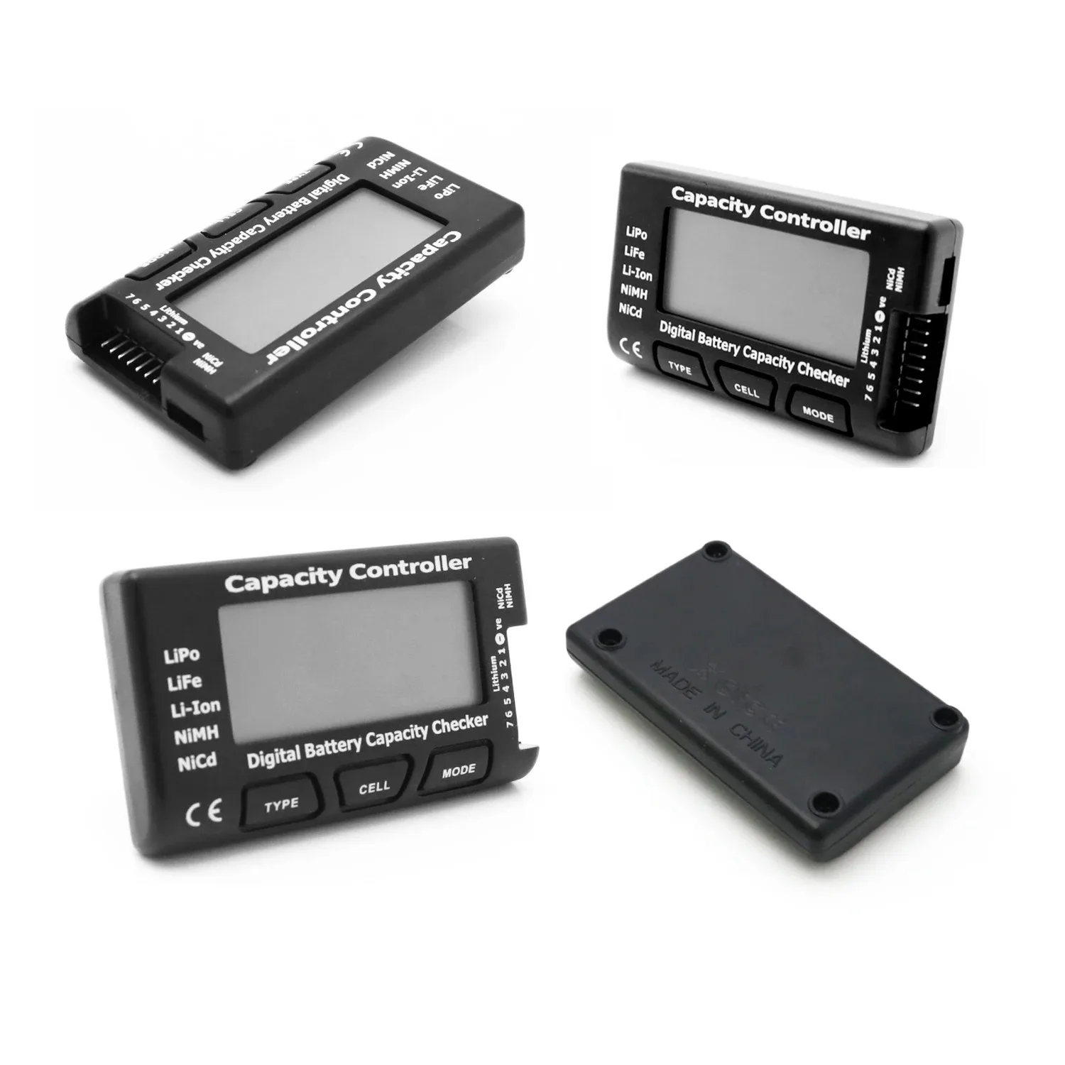 RC Cellmeter 7 Digital Battery Capacity Checker Controller Tester Voltage Tester for LiPo Life Li-ion NiMH Nicd Cell Meter