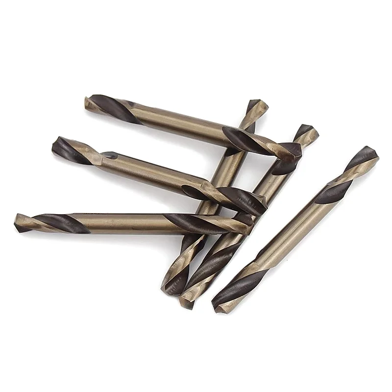 Citop 10 Cái/bộ Đôi Cấp M35 Coban Sơ Khai Xoắn Mũi Khoan HSS-Đồng 3.2-5.2Mm Cho Kim Loại nhựa Sắt Thép Không Gỉ