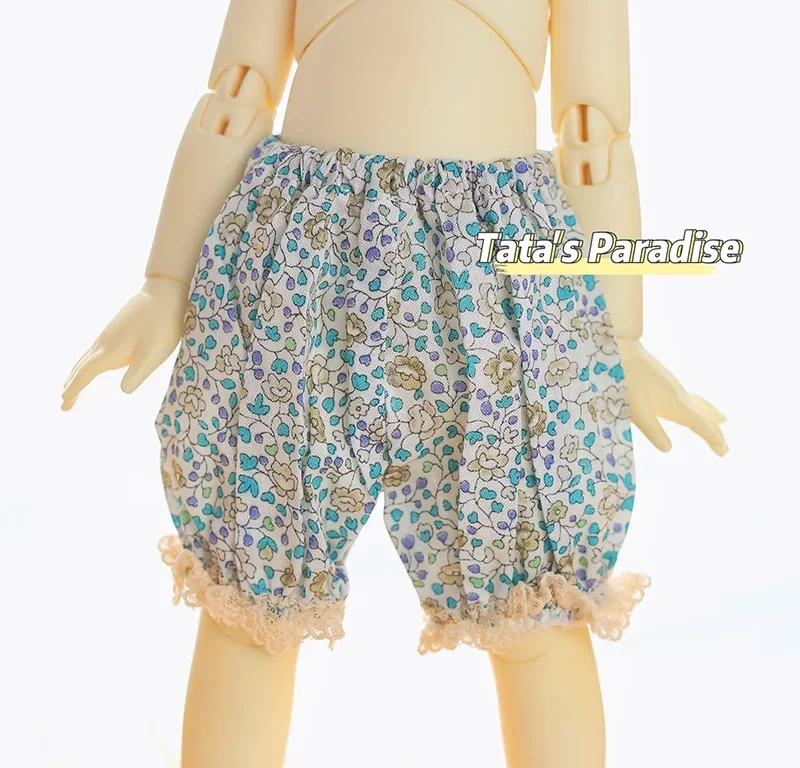 Vêtements BJD YOSD pour bébés, vêtements au beurre, haut court, pantalon mignon 03, pantalon floral, vêtements pour bébés trempés, accessoires BJD, 1/6