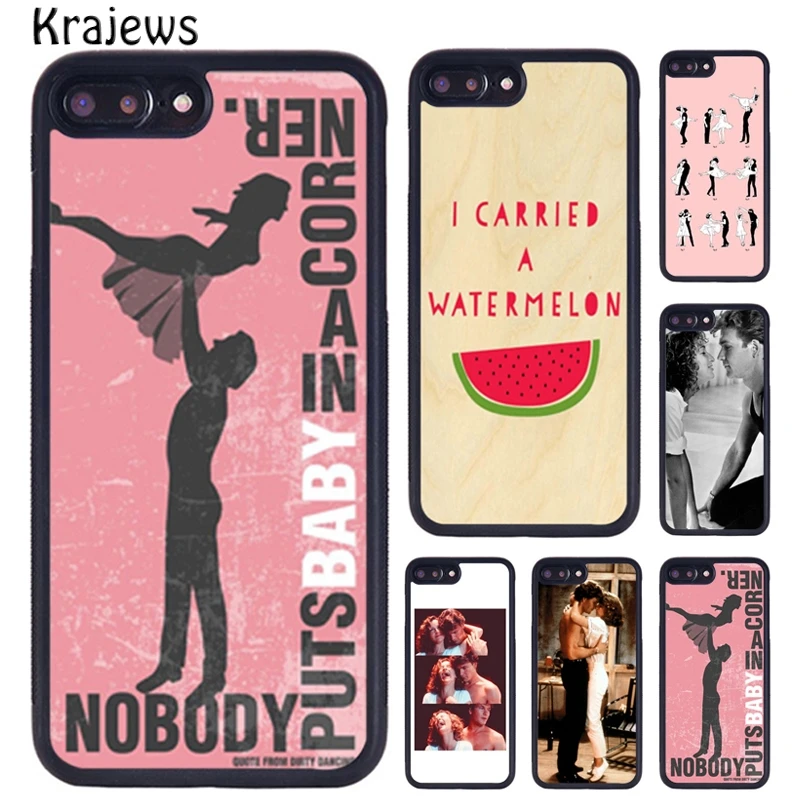 Krajews Dirty Dancing Movie Rubber Phone Case For iPhone 16 15 14 X XR XS 11 12 mini 13 Pro MAX Plus cover shell coque