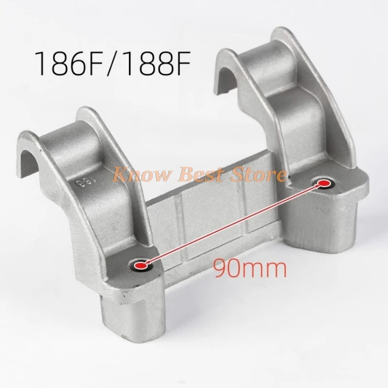 قوس تثبيت خزان الوقود يناسب محرك الديزل اسطوانة واحدة 170F 173F 178F KM186F 188F KD192F 195F 198F 1100F وسادة صدمة خزان الوقود