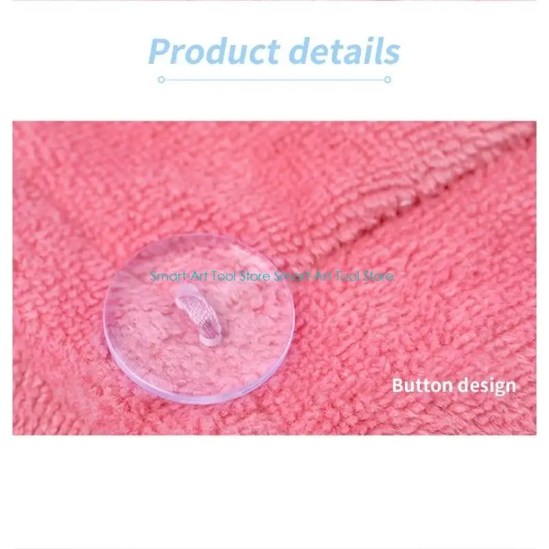 E1PB Luxurious Microfiber Bath Caps and Wearable Camisole Towel Set for Comfortable Post Shower Experience