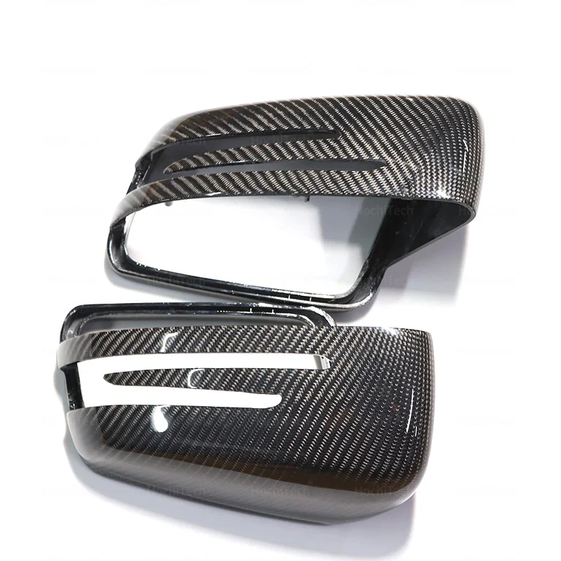 for Mercedes Benz W176 W246 W204 W212 W221 C117 X204 X156 Replacement Real Carbon Fiber or Black Rearview Side Mirror Cover Caps