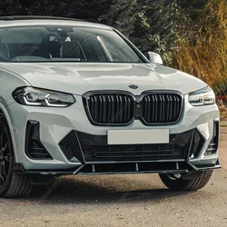 For BMW X3 G01 X4 G02 IX3 G08 MP Style Front Bumper Lip Spoiler Splitter Diffuser 25d 30d M40i M40d M sport 2022-2024 Lci Tuning