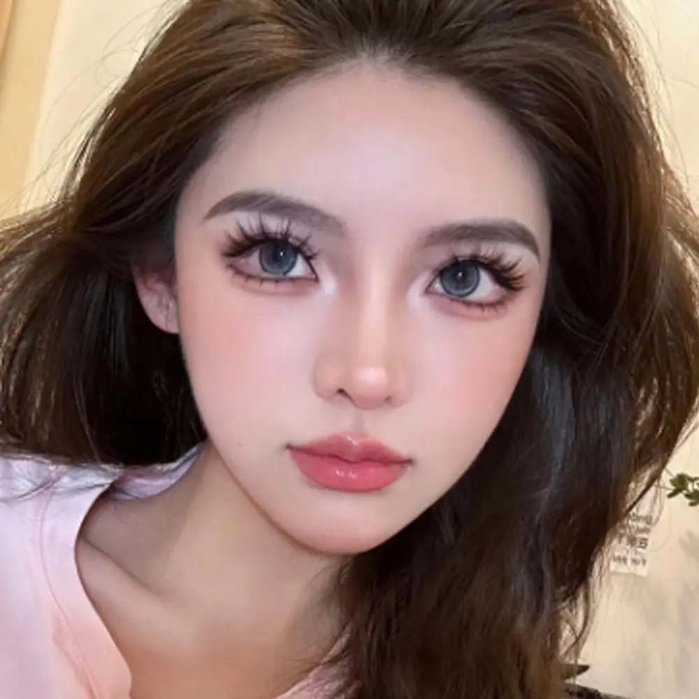 10 paar 3D Faux Nertsen Faux Nertsen Wimpers Pluizige Zwarte Band Valse Wimpers Natuurlijke Look Dikke Volume Nep Wimpers voor Dagelijks