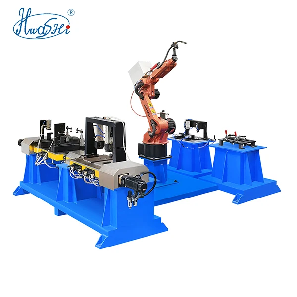 HWASHI 6 Axis Industrial Welding Robot , Professional High Efficiency Industrial Robot,Robot Arm Manufacturing Plant