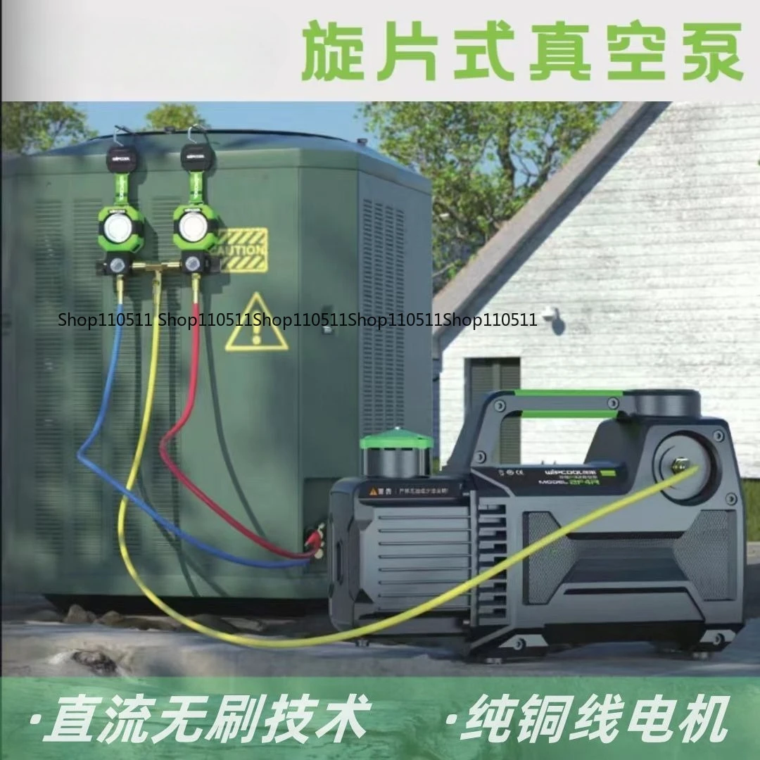 Air Conditioner Vacuum Pump R32 Refrigerant Copper Tube Evacuated 12345 L Rapid Vacuum Pump Installed