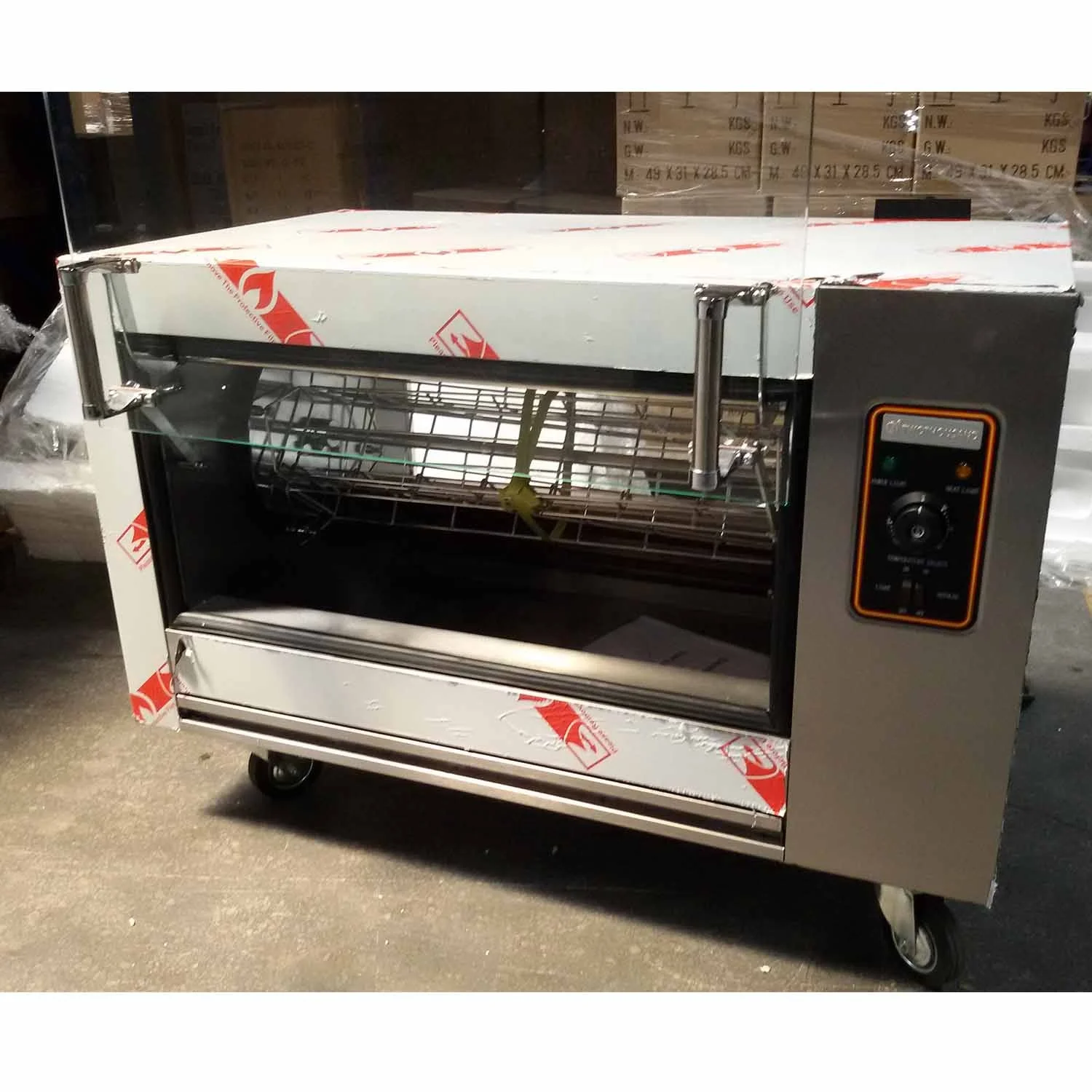 TT-WE20A Electric Rotary Roast Chicken Grill Machine Rotisserie Oven