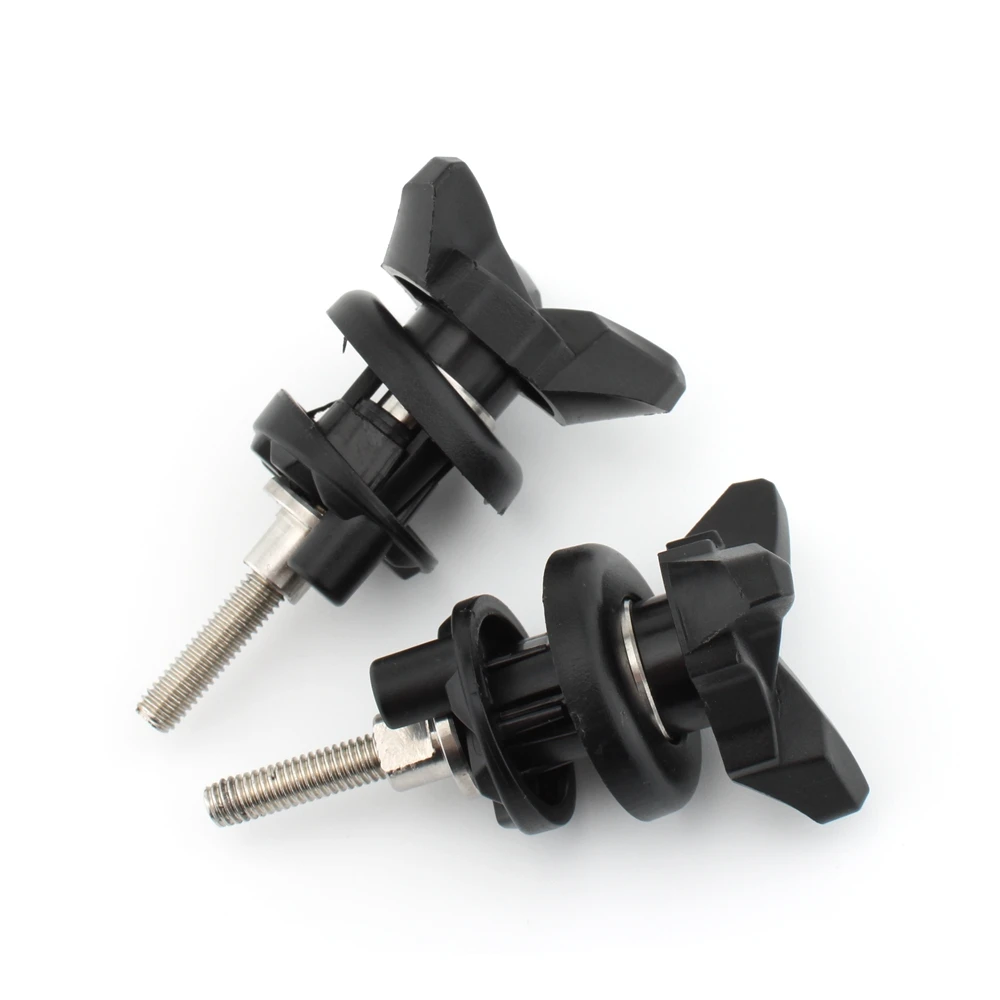 2PCS Windshield Lock Adjustment Screw Windscreen Mount Clip Clamp Bolt Parts Accessories For BMW R1200GS ADV R 1200 GS 2004-2016