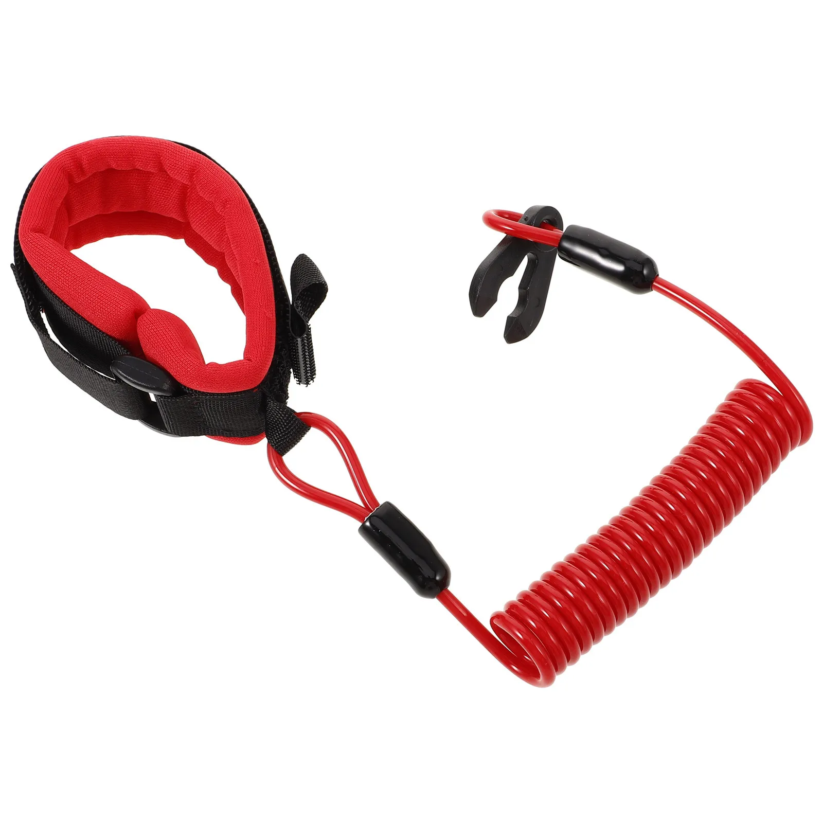 

Boat Engine Emergency Cord Durable Safety Lanyard Easy Install Stop Rope Marine Safety Cord for Motorboats Boat Engine Lanyard