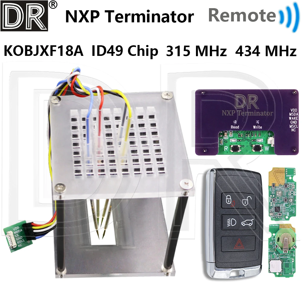 Great 315/434MHz ID49Chip KOBJXF18A Car Key  For Land Rover Defender Sport Velar Evoque Range Rover Discovery 5 Sport Jaguar