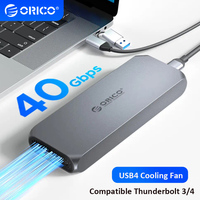 ORICO 40Gbps M.2 NVMe SSD Enclosure M2 External Case USB4 PCIe4.0 Hard Disk Storage Box Compatible Thunderbolt 3/4 for PC Laptop