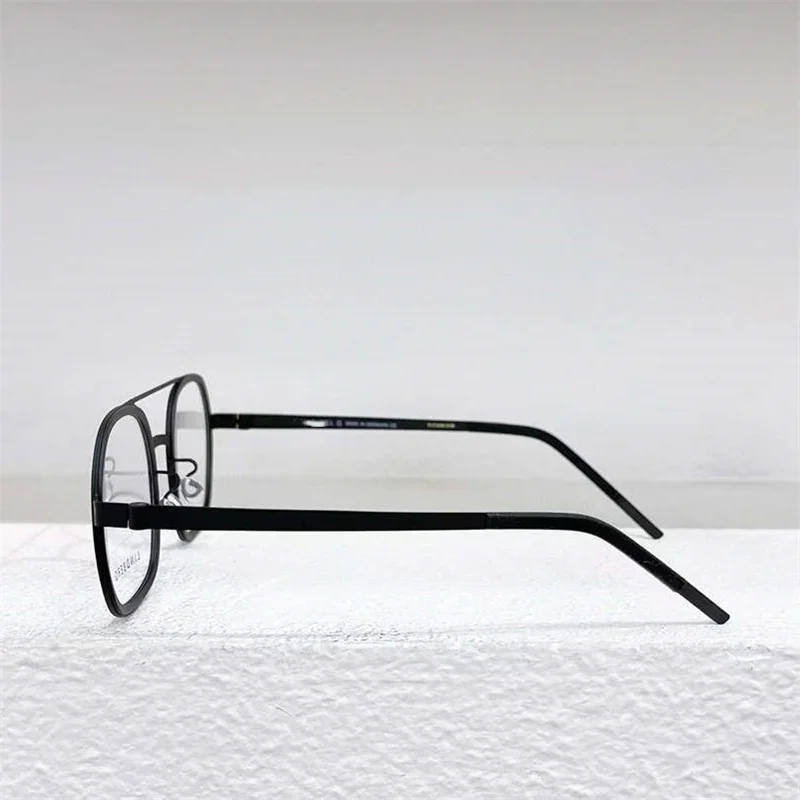 أعلى جودة العلامة التجارية الرجال النظارات الصندوق الأصلي 9760 قصر النظر نظارات إطار قصر النظر الضوء الأزرق المسمار خفيفة الوزن النساء النظارات