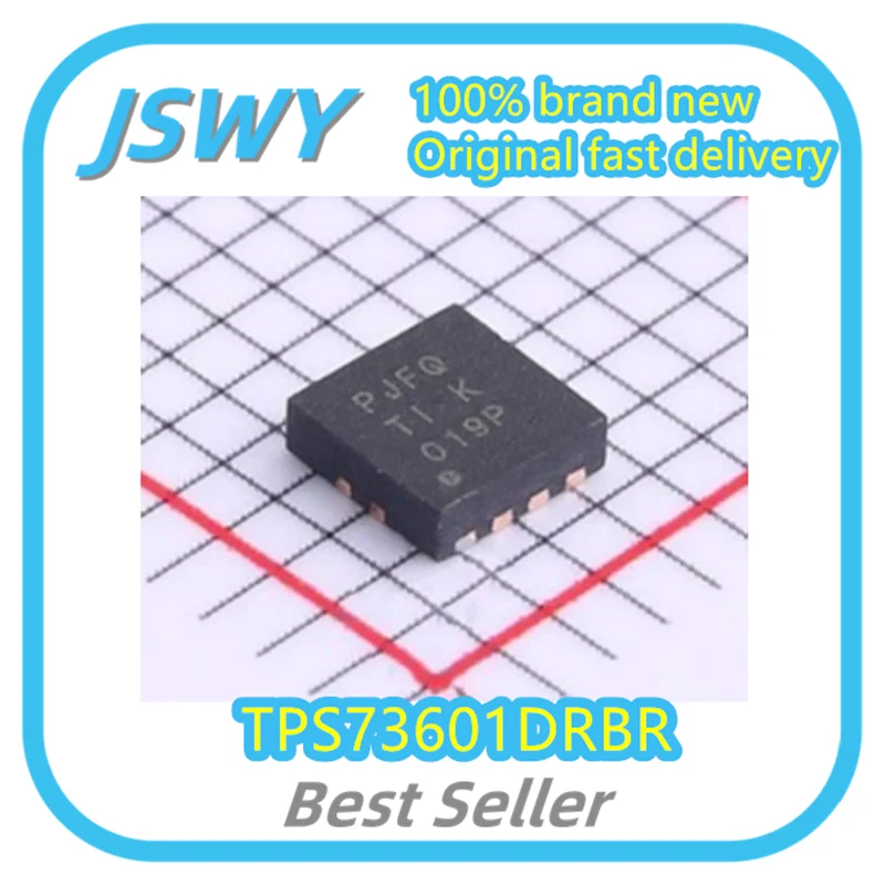 (10/50pcs) TPS73601DRBR TPS73601 Silkscreen PJFQ QFN-8 Package Voltage Regulator IC Genuine Component Fast Shipping