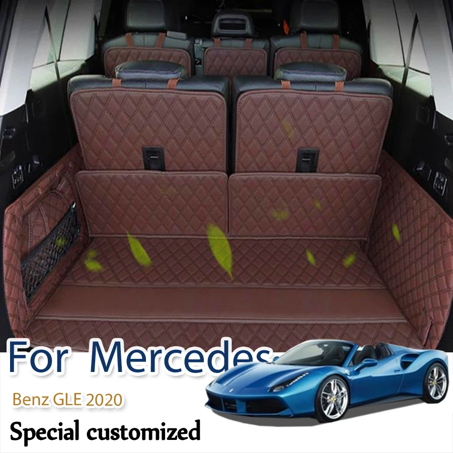 Good! Special Car Trunk Mats For Mercedes Benz GLE 300d 400d 350 400 W167 2020 5 7 Seats Durable Cargo Liner  Boot Carpets