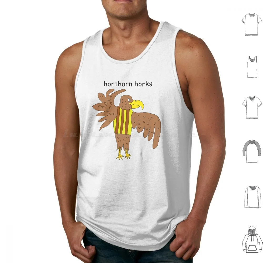 Horthorn Horks Tank Tops Vest Sleeveless Afl Hawks Hawthorn Hawks Football Aussie Rules Horks