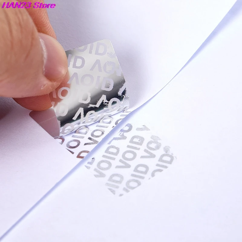 100Pcs Warranty Protection Sticker Security Seal Brittle Paper Tamper Proof Warranty Void Label Stickers Adhesive Label Guanante
