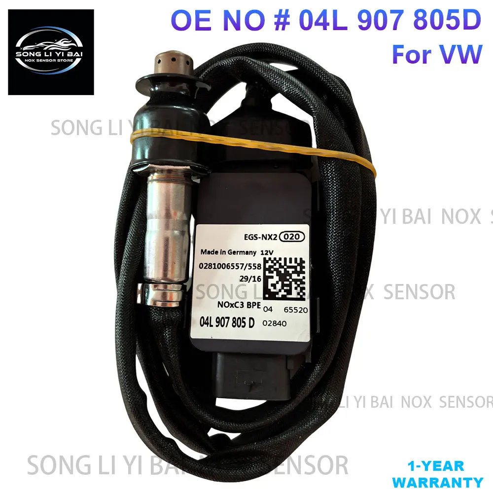 04L907805D Original New Nitrogen Oxide NOx Sensor for VW Tiguan Touran 5T1 Skoda Kodiaq DBGC DFHA 2.0 TDI 0281006557