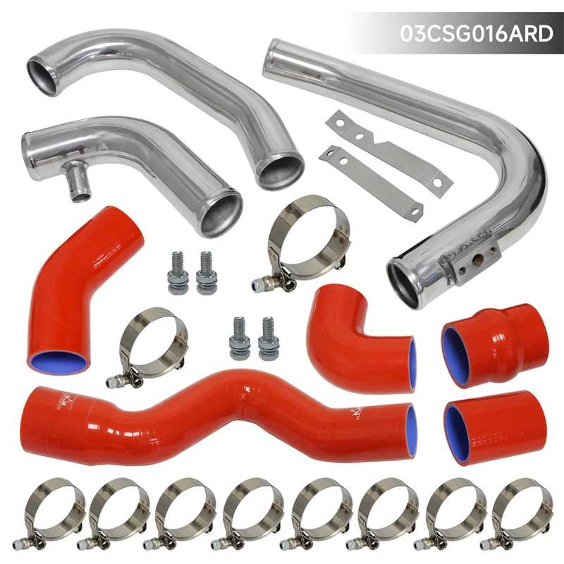 Intercooler Piping Kit Aluminum Pipes Fit For Audi A4 B6 Quattro 1.8T Turbo 2002-2006 Black / Blue / Red