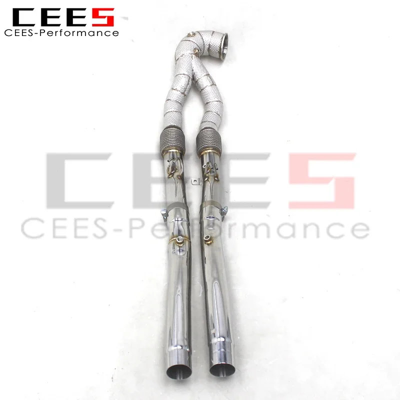 CEES Performance Exhaust Downpipe For Audi RS3 TTRS 2.5T 2019-2023 Racing Car Exhaust system Competition downpipe