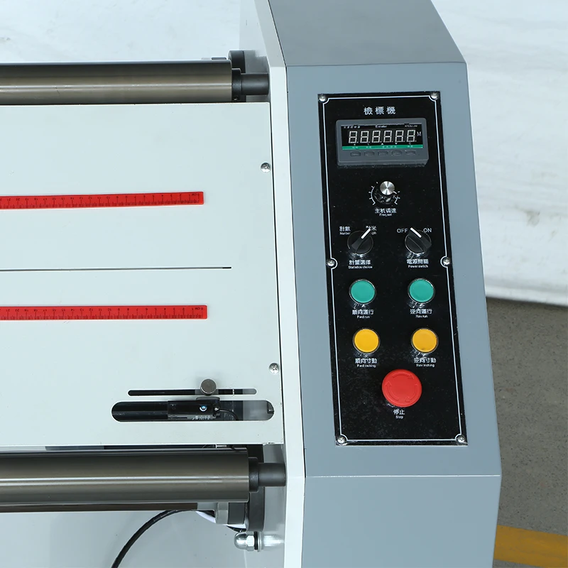 Automatic Label Inspection Rewinding Roll To Roll Machine With Counting Number And Meter To Small Footprint In Factory