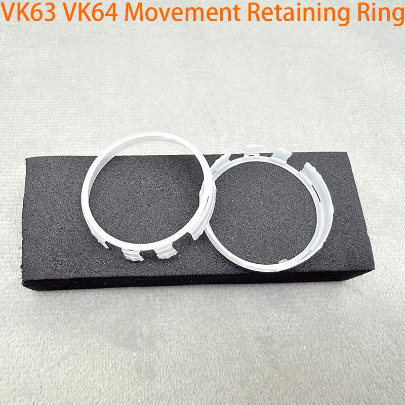 VK63 Movement Spacer Ring For VK63 VK64 Movement Retaining Ring for Secure Movement Plastic Holder Dial Watch Case Holder