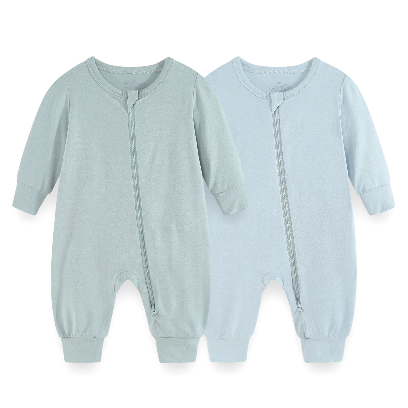 2-Piece Baby Romper Sets Soft Newborn Boy Girl Jumpsuit 0-24M Onesies Autumn Winter Infant Clothes