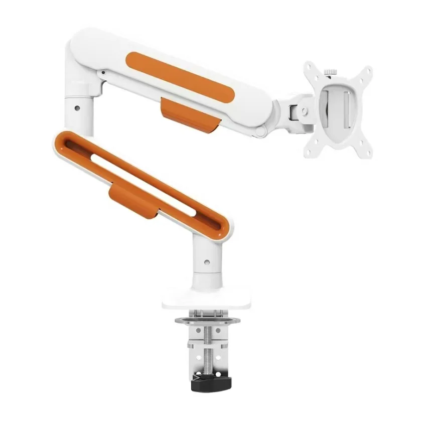 D-MOUNT GT10 Metal Alumin 2-10KG 13'-32' Monitor Desktop Stand Mount Gas Spring Arm Full Motion Rotate Clamp