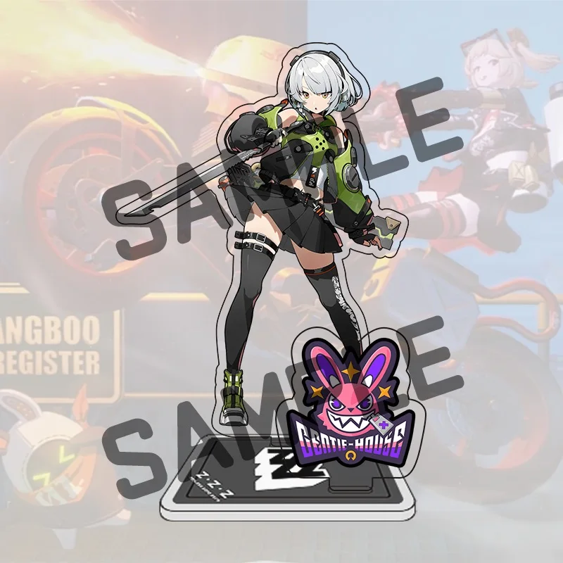 Zenless Zone Zero Game Acrylic Stand Nicole Demara Billy Kid Von Lycaon Keychain Desk Decor Model Plate Collection Gift