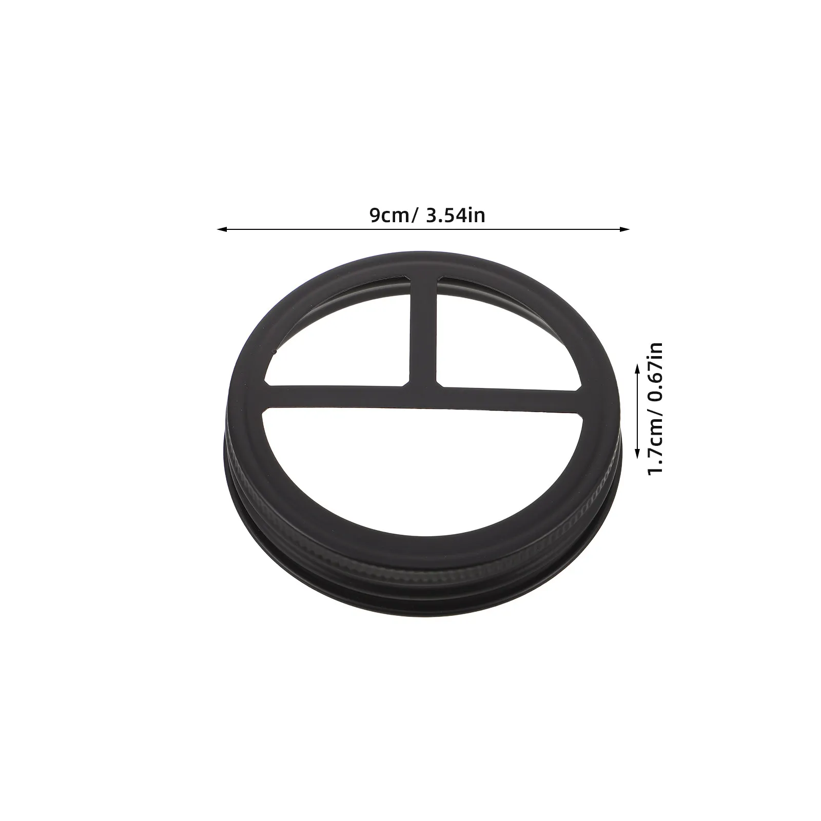 3Pcs Mason Jar Toothbrush Holder Lid Metal Wide Mouth Bathroom Organizer Lid Toothpaste Holder and Toothbrush Cover
