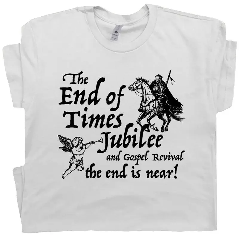 The End Is Near T Shirt Grim Reaper Crazy Dark Humor