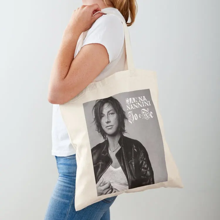 

Gianna Nannini - Io e Te album 2011 Tote Bag Big bag women cute pouch bag reusable grocery bags Cloth bags