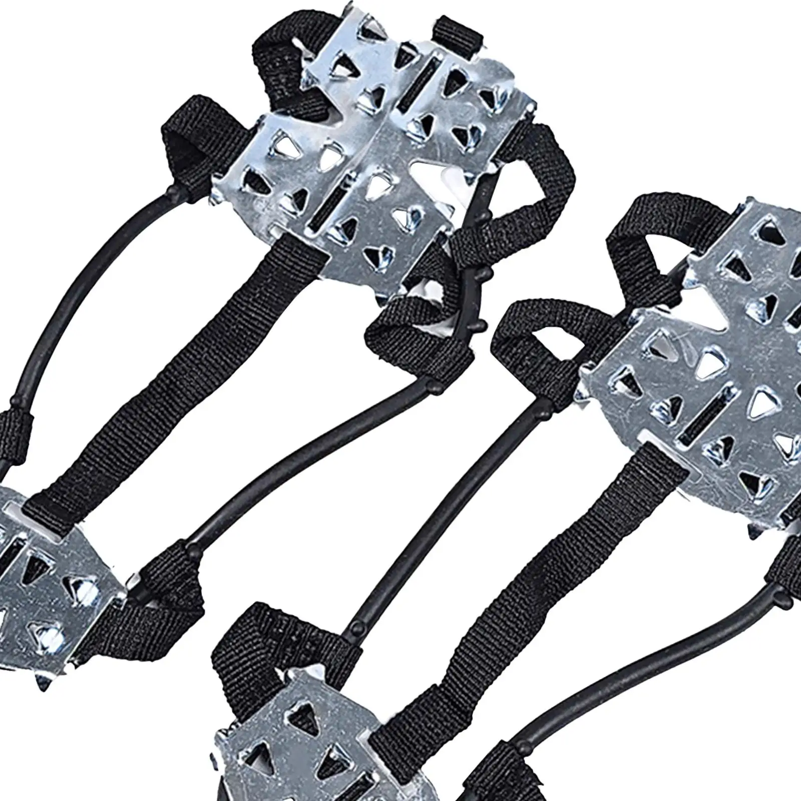 Grampos de gelo crampons calçados sapato cobre apertos de neve gelo neve tração chuteiras para pesca no gelo ao ar livre jogging caminhadas caminhada