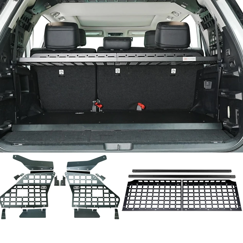 

CGZ Molle Panel Fit for Toyota Sequoia 2023 2024 2025 Trunk Shelf Modular System Storage Racks