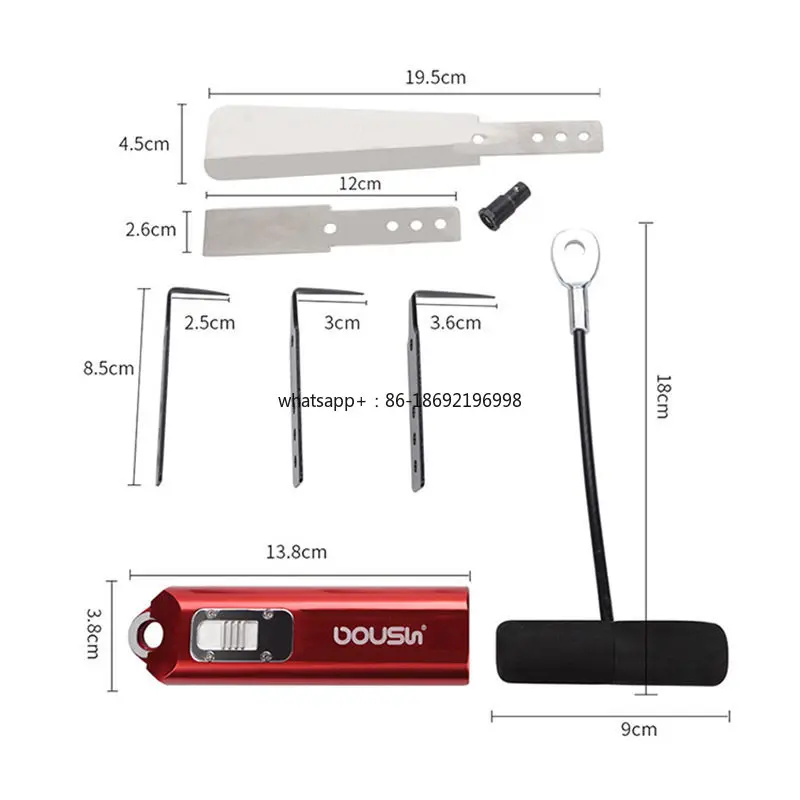 Quick-change Broach Spatula Quick-release Cold Knife Car Glass Removal Tool Car Windshield Removal Tool Set
