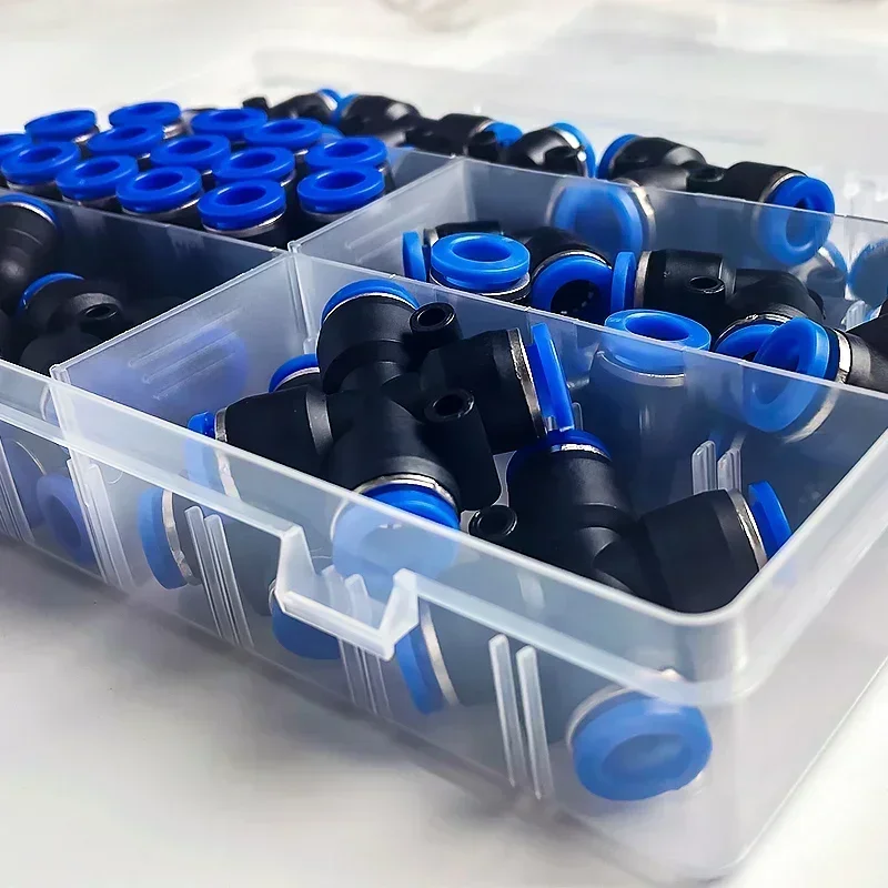 Boxed 41 PCs PU-8/PE-8/PZA-8/PY-8/PV-8/PG-8/PK-8 Pneumatic Fitting Kit 8mm Outer Diameter of the Hose Pipe Tube Air Connectors
