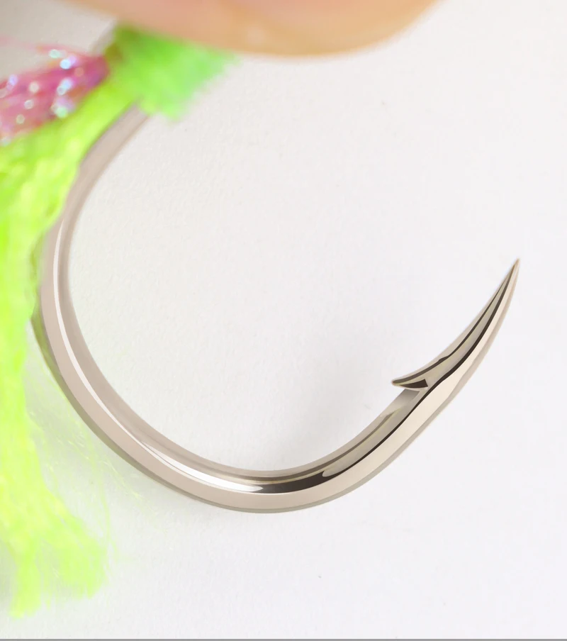 ZYZHE 3 Stück/Set Angelhaken JIG Assist Hooks Größe 1 # -1/0 # Hochkarbon-Stahlhaken für Salzwasser- und Süßwasser-Angeln, Köder-Assist-Haken – Detail 2