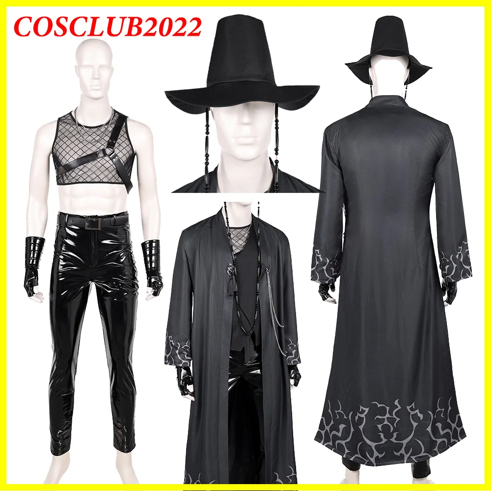 

2025 Abby KPop Cosplay Uniform Clothing Hat Demons Cartoon Hunters Saja Boys Costume Group Idol Vest Pants Coat Halloween Suit