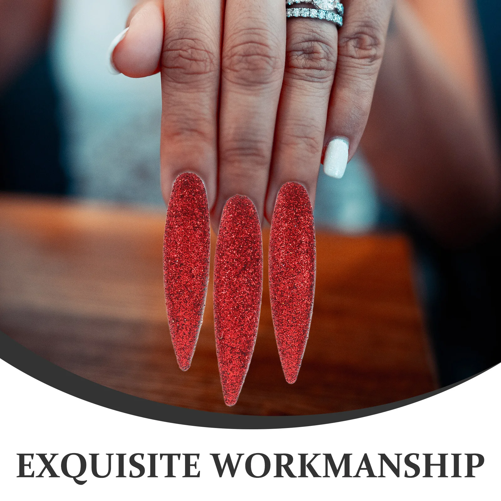 40 pièces presse sur couverture paillettes faux ongles Application rapide réutilisable pour fête de vacances femmes filles ongles artificiels