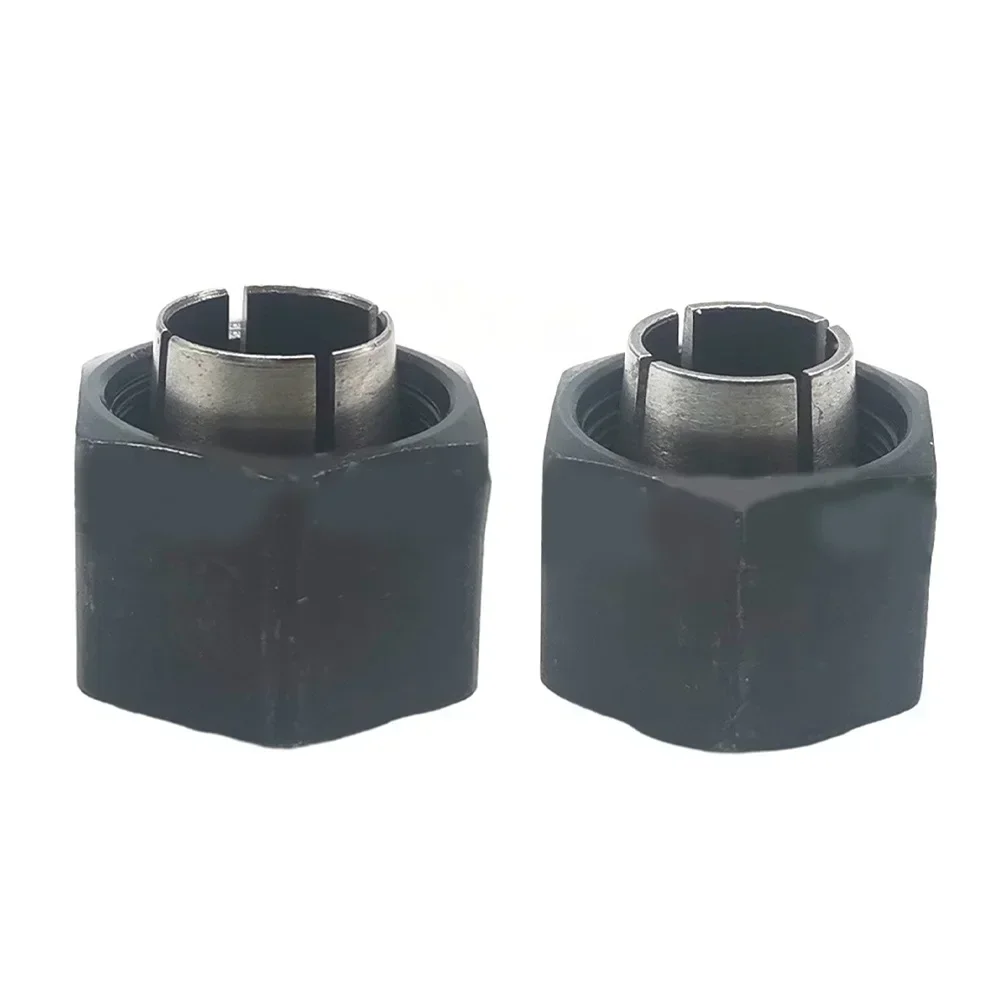 1pcs 12mm/12.7mm Router Collet For DW6212 DW616 DW618 DW621K DW616M Router Balck Metal Power Tools Parts Accessories