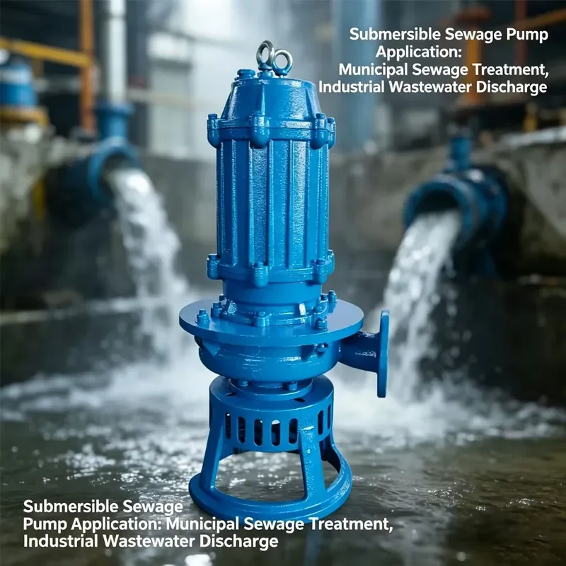 Industrial High Submersible Mud Pump Vane Structure Semi-Automatic Control Factory Wholesale Customizable Sewage Drainage