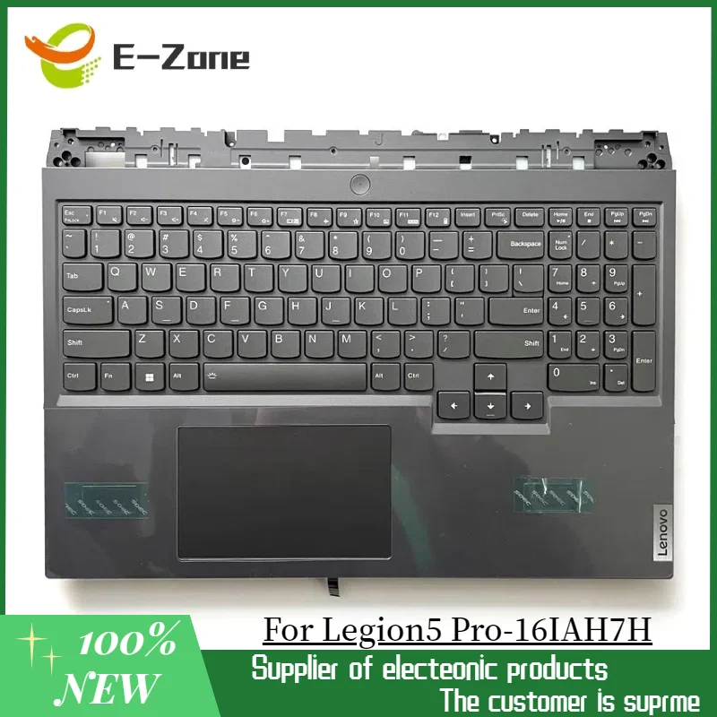 

New For Lenovo Y9000P R9000P 2022 Legion 5 Pro 16ARH7H 5 Pro-16IAH7H Laptop Palmrest Case Keyboard US Version Upper Cover