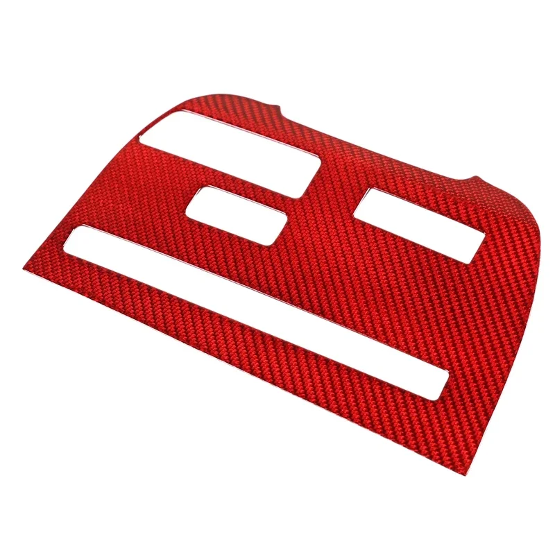 

Новинка! Для Nissan GTR R35 2008-2016: Накладка на центральную панель управления CD-плеером из настоящего карбона, красная, аксессуар для автомобиля.