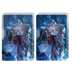 Anime Genshin Impact Alhaitham Kaveh Cosplay Quicksand Mahjong Standing sign Acrylic Collectible Xmas Gift Desktop Decoration