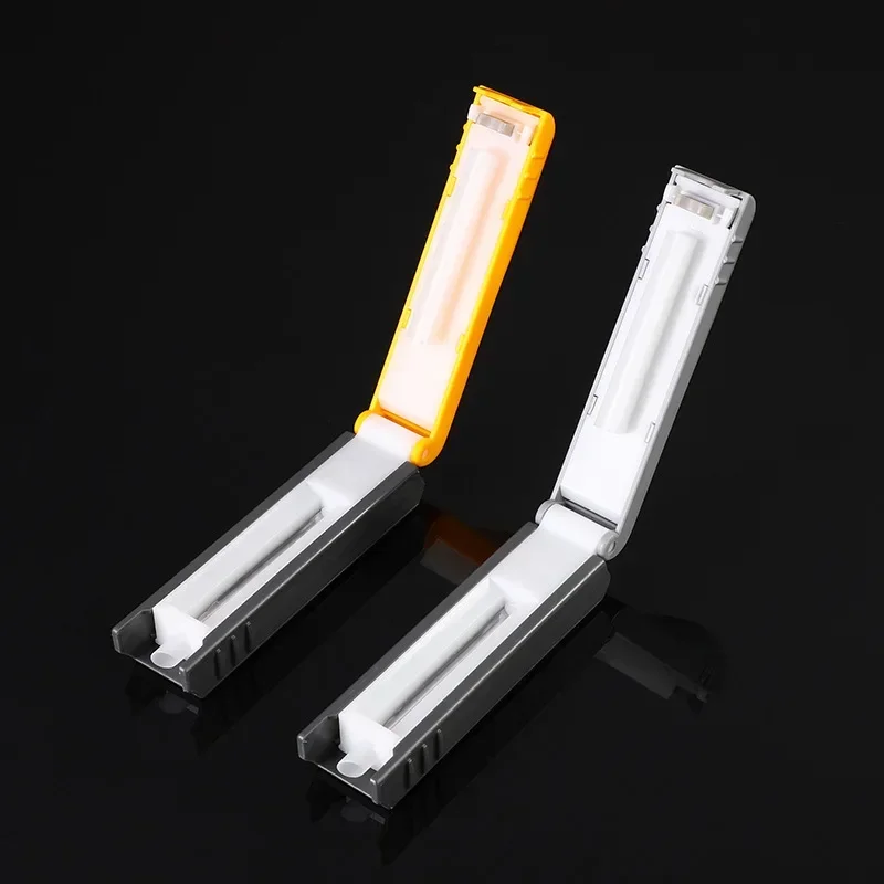 Manual Tobacco Roller Single Tube Cigarette Rolling Machine Portable Hand Roll Cigarette Maker Smoking Accessories