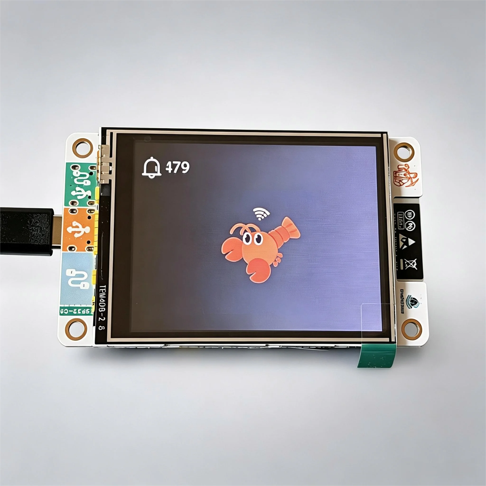 2,8-Zoll-Bildschirm Dual-Band-WLAN ESP32-C5 Kompatibel mit NM-RF-HAT GPT Claude NM-CYD-C5 OpenClaw AI Agent Board für IoT-Geräte