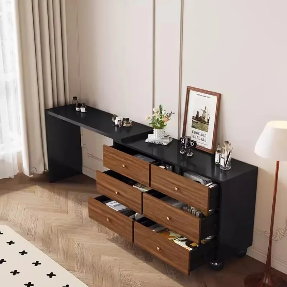 

Luxury 6 Drawer Corner Dressing Table Organizer Modern Cosmetic Dresser With Mirror Perfect Home Decor Beauty Essentials