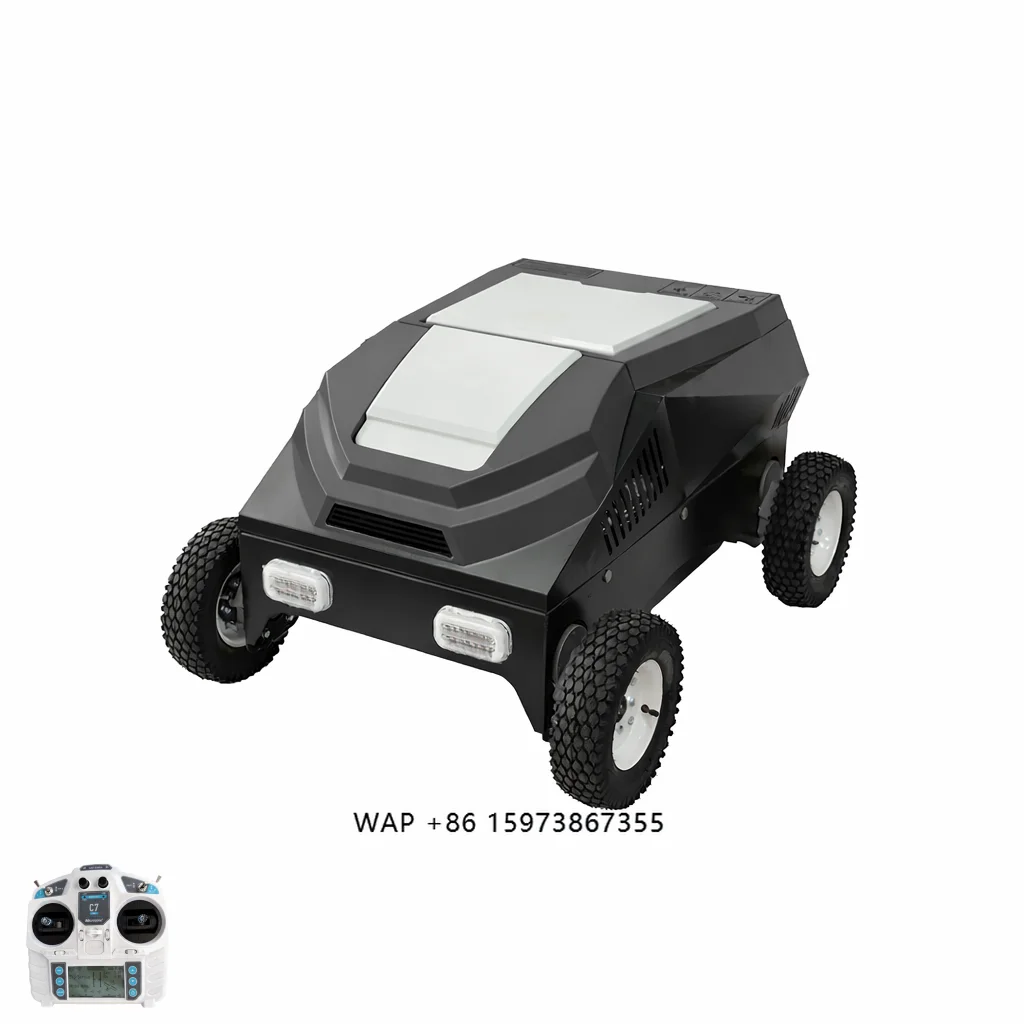 

Heavy Duty Slope 21Inch Remote Control Lawn Mower Automatic Rc Cordless Grass Cutter 24V Wheeled Gas Smart Lawn Mowing Robot