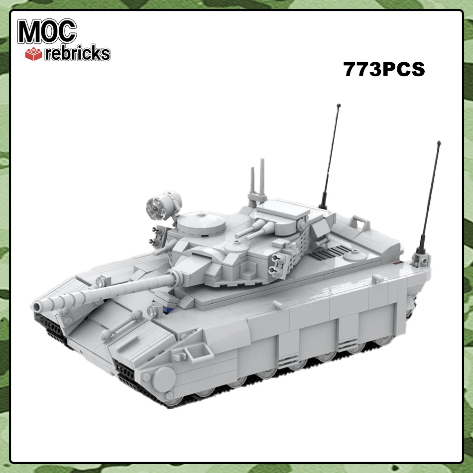 

MOC-166254 Main Battle Tank Building Blocks Military Vehicles Series Model Expert Collection Bricks Puzzle Toys Children Gifts