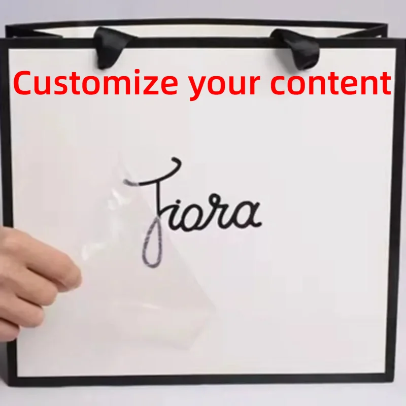 

12cm 100 Pcs Custom UV Transfer Crystal Stickers Personalized Logo Adhesive Labels for Brand Packaging